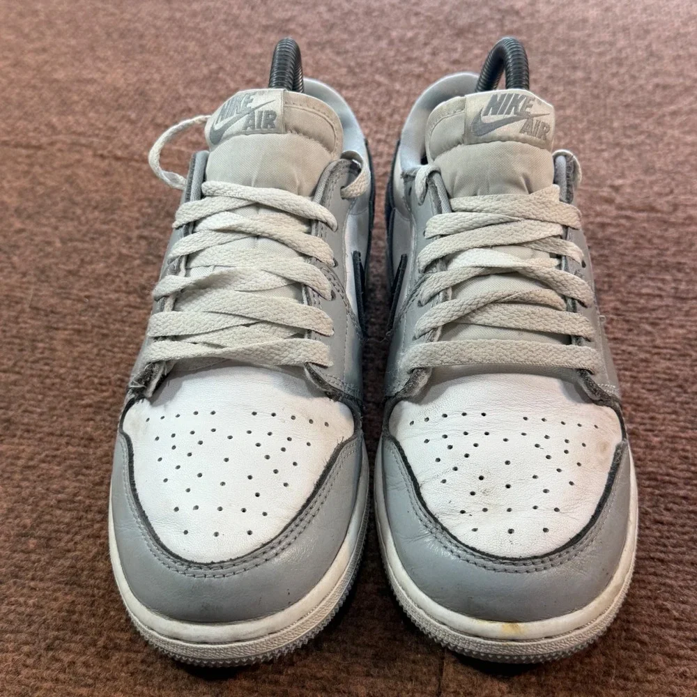 A- shoes Nike Air Jordan 1 Low OG Shadow 2.0 Grey Black White CZ0858-110 Kids 6Y